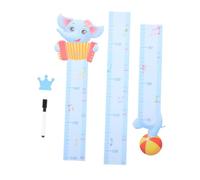 Gogogmee Growth Height Chart Wall Sticker with Measurement Labels for Bedrooms and Nurseries Decorative Height Wall Decal for Boys and Self-Measurement and Record Tracking Cartoon Animal