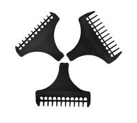 Gogogmee Hair Clipper Guards Hair Clipper Combs Plastic Attachment Limit Comb Set 1mm 1.5mm 3mm Cutting Guides Universal Fit for Home and Salon Use