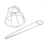 Gogogmee Hair Cuff Bun Holder Elegant Metal Cage Hair Stick Fork Accessory for Women Durable Practical Hairpin for Updos for Special Occasions Everyday Styles