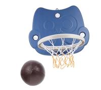 Gogogmee Hanging Basketball Frame with Owl Pattern Backboard Wall Mounted Indoor Outdoor Basketball Hoop for Foldable Lightweight for Home Play Random Color