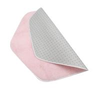 Gogogmee Hexagon Play Tent Rug Soft Velvet Cushion Mat for Playhouse Pad Non-slip Shaggy Area Carpet Pink for S Bedroom Nursery