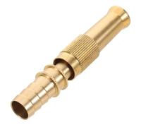 Gogogmee High Pressure Brass Garden Hose Nozzle Adjustable Spray Head with Washer for Car Wash Radiator Cleaning Wand Versatile Water Flow Control for Gardening and Outdoor Cleaning