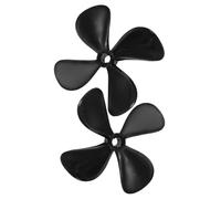 Gogogmee High Strength Blade Plastic Rc Boat Propeller with Bore Replacement Part for Simulation Fishing Cargo and Bait Boats Easy Installation Accessory