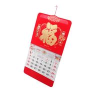 Gogogmee Horse Year Lunar Wall Calendar Tearable Monthly Planner Traditional Chinese Hanging Paper Calendar Feng Shui Home Office Decor for Prosperity and Fortune