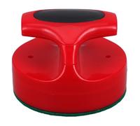 Gogogmee Household Ice Hockey Pusher Red Replacement Paddle with Felt for Table Hockey Games Smooth Sliding Handle for Fast Action and Family Fun Indoor Leisure Sports