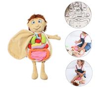 Gogogmee Human Body Anatomy Plush Puzzle for Educational Preschool Learning Aid with Soft Organ for Cognitive Development and Motor Skills Enhancement