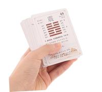 Gogogmee I Ching Beginner Card Deck with Hexagram Cards and Divination Coins Feng Shui Chinese Lucky Coins with Instruction Guide for Learning and Divination Collectible Cultural Tool
