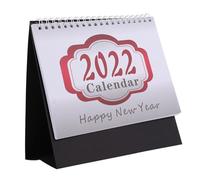Gogogmee International English Desk Calendar Paper Double Coil Design for Easy Page Turning for Home Office Classroom Scheduling