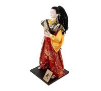 Gogogmee Japanese Style Samurai Doll Decorative Artware Ninja Figure Traditional Japanese Home Gadgets Ornament Cultural Heritage Craftsmanship Display