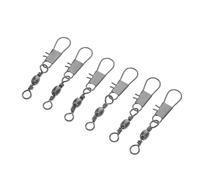 Gogogmee Kite Connector Bearing Hook Metal Spool Hook 6pcs Small Iron Axle Accessory Silver Replacement for Kite Cord Spool Lightweight and Easy to Install Suitable for Beginners