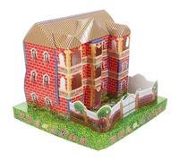 Gogogmee Large Ancestor Paper Villa for Funeral and Festival Sacrifice Three-Story Paper Palace for Qingming Hungry Ghost and All Souls Day Traditional Sacrificial Offering for Ancestor