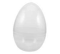Gogogmee Large Clear Fillable Easter Egg Transparent DIY Ornament Box with Open Design for Party Favors Candy Storage and Home Decoration