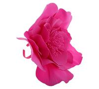 Gogogmee Large Floral Headpiece Elegant Wedding Tea Party Hat Headband Fascinators Hair Clip Accessory for Bridesmaid Bridal Party