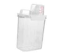 Gogogmee Laundry Room Storage Detergent Dispenser Jar with Airtight Seal Measurement Mark for Efficient Use