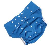 Gogogmee Leakproof Reusable Adult Cloth Diaper with Adjustable Double Snap Rows High Absorption Breathable Incontinence Pants for Men Women Elderly and Disabled Care