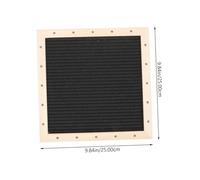 Gogogmee LED Light Message Board with Wooden Letters Felt Board for Home Restaurant and Shop Use Standing Design for Parties and Announcements