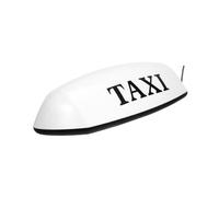 Gogogmee LED Taxi Roof Light with Suction Cup Base Car Top Lamp Sign for Night Visibility Secure Mounting for Outdoor Use White Dome Lamp for Taxi Advertising