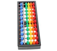 Gogogmee Level Colorful Plastic Abacus with Beads for Students Lightweight and Portable Educational Math for Mental Arithmetic Learning at Home and Classroom Use