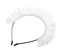 Gogogmee Lolita Maid Hairband Soft Lace Headband Japanese Kawaii Maid Hair Cosplay Headwear for Anime Role Playing and Waitress Accessories