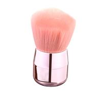 Gogogmee Loose Powder Brush Fluffy Soft Man-made Blusher Brush for Gentle Makeup Application Comfortable Dense Bristles for Even Powder and Blush Multi-purpose Cosmetic Tool in Pink