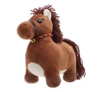 Gogogmee Lunar Year Plush Horse Doll Chinese Zodiac Mascot Stuffed Animal for Spring Festival Decoration Farm Animals Desktop Ornament with Artistic Craftsmanship and Cultural Value