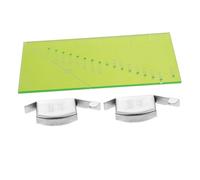 Gogogmee Magnetic Seam Allowance Ruler Sewing Gauge Measuring Tool for Patchwork Quilting DIY Fabric Stitching Accurate Hemline Guide Compatible with Sewing Machines