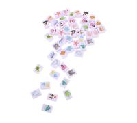 Gogogmee Mahjong Tile Blocks Animal Pattern Portable Game for Players Beginner-friendly Matching Tiles for Adults Holiday Party Christmas Year Entertainment