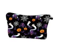 Gogogmee Makeup Bag Unique Digital Print Design Portable Outdoor Makeup Organizer for Travel and Halloween Essentials and Convenient Storage for Women