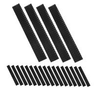 Gogogmee Makeup Brush Protective Covers Mesh Nets 200pcs Stretchable Plastic Brush Protector Caps for Professional and Personal Use