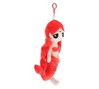 Gogogmee Mermaid Doll Plush for Cute Red Mermaid Stuffed Ornament for Birthdays Soft and Huggable for Dreamy Keepsakes