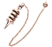 Gogogmee Metal Pendulum Hanging Decoration Elegant Geometry Tarot Pendant for Home Decor Jewelry Making Unique Meditation Ornament Eye Catching Art for Relaxing Atmosphere