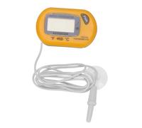 Gogogmee Mini High Precision Aquarium Temperature Digital Fish Tank with Large Display Compact Yellow Design for Accurate Indoor Outdoor Use