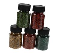 Gogogmee Mini Village Accessories Miniature Scene Props Scenery Landscape Layout Miniature Landscape Ornament Mini Trees for Diorama Simulation Leaves Fiber Materials