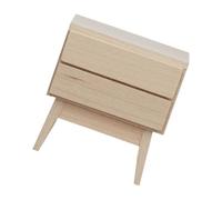 Gogogmee Miniature Dollhouse Furniture Tiny Cabinet Model for Doll House Decor Wooden Doll Furniture for Bedroom Dining Room Portable Display Unique Craftsmanship