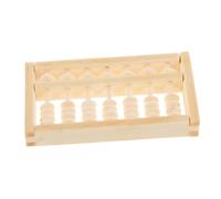 Gogogmee Miniature Wooden Abacus for Vintage Math Learning Tool Birthday Party Photo Prop for Zhou Game Charming Photo Accessory for Creative Photography Sessions