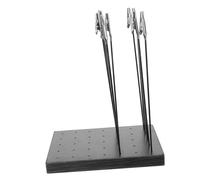 Gogogmee Model Coloring Clips with Plastic and Metal Base Stand DIY Painting Tools for Miniature Model Airbrushing and Drying Stable Holder for Hobby Craftwork
