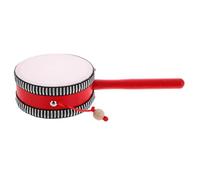 Gogogmee Monkey Drum Hand Percussion Instrument for Smooth Safe Surface Orff Educational Rattle Drum Early Music Development for Boy Girl and Preschool
