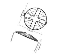 Gogogmee Motorcycle Headlight Mesh Grill Cover Wire Side Mount Lamp Guard Spherical Protective Shade for Bikes Easy Installation Weather-resistant Retro Headlamp Protector