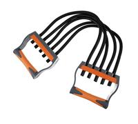 Gogogmee Multi-function Chest Expander with Latex Resistance Bands Adjustable Tensile Strength Anti-skid Handles for Upper Body Fitness Training at Home Gym Travel