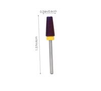 Gogogmee Multi-functional Cone-shaped Nail Drill Bit for Acrylic Nails Metal Grinding Head for Precise Edge Polishing Portable Manicure Tool