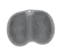 Gogogmee Multi-Functional Shower Foot Scrubber Mat with Suction Massage Pads Non-Slip TPE Foot Massager for Deep Cleaning and Exfoliating and Circulation Boosting Tool