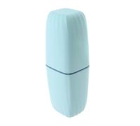 Gogogmee Multi-Functional Toothbrush and Toothpaste Storage Case Travel-Friendly Portable Bathroom Cup for Management Material Ventilation for Outdoor and Business Trips