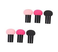 Gogogmee Mushroom Makeup Brush 6pcs Women Girl Makeup Tools Dry Wet Two-way Puff