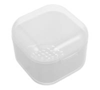 Gogogmee Nail Polishing Head Cleaning Bowl Portable Soaking Tray for Manicure Tools Nail Art Tool Cleaner Case Plastic Reusable Dead Skin Removal