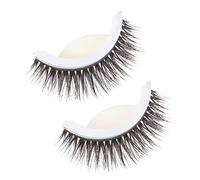 Gogogmee Natural False Eyelashes Self-adhesive Reusable Lashes Extra Glue Strips for Party Wedding Photo Shoot