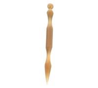 Gogogmee Natural Horn Ear Acupuncture Pen Dual Head Meridian Massage Tool Portable Precision Pressure Point Device for Auricular Therapy and Muscle Tension Relief