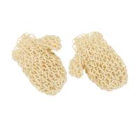 Gogogmee Natural Sisal Exfoliating Bath Mitts 1 Pair Exfoliating Gloves for Body Scrub Deep Cleaning for Adults Shower and Bath Use