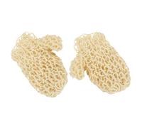 Gogogmee Natural Sisal Exfoliating Gloves Deep Body Scrub Mitt for Dead Skin Removal Bath Massage Reusable Skin Exfoliator Mitt Suitable for Hands Gentle Spa Bath Exfoliator