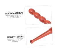 Gogogmee Natural Wood Foot Massage Stick for Acupoint Therapy Portable Scraping Massager Bar for and Detox Lightweight Wooden Acupressure Pen for Home and Travel Use
