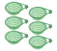 Gogogmee Nesting Bowl for Pigeon Breeders 6pcs ABS Plastic Bird Nesting Bowls Provides Comfort and Safety Suitable for Small Birds and Incubation